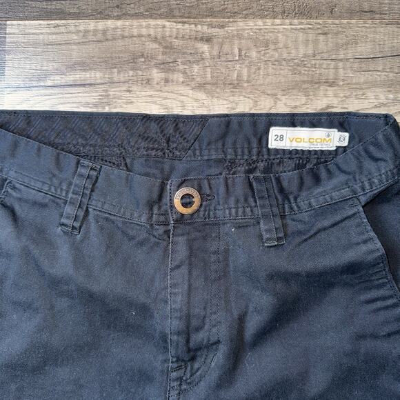 Volcom Pants Black Pants Regular Fit Men’s Size 28x30 - Picture 3 of 10